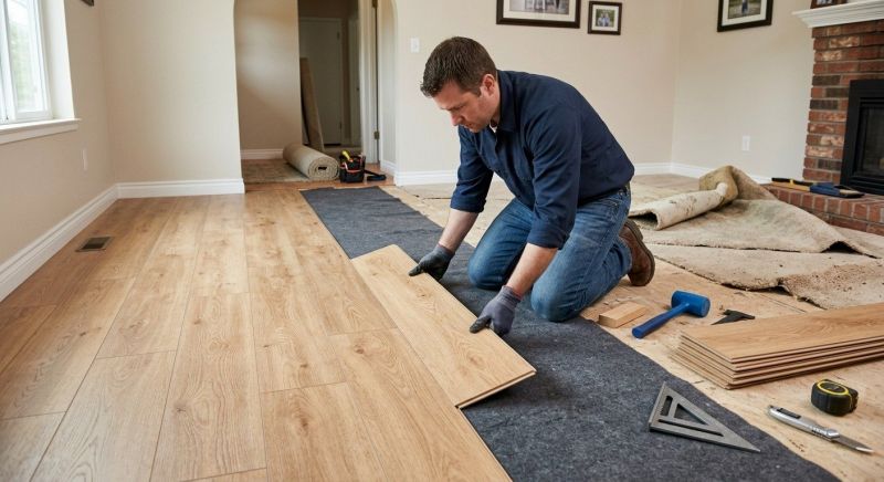 Laminate Floor Remodeling in Edgewater, MD