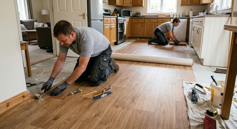 Linoleum Floor Installation in Edgewater, MD