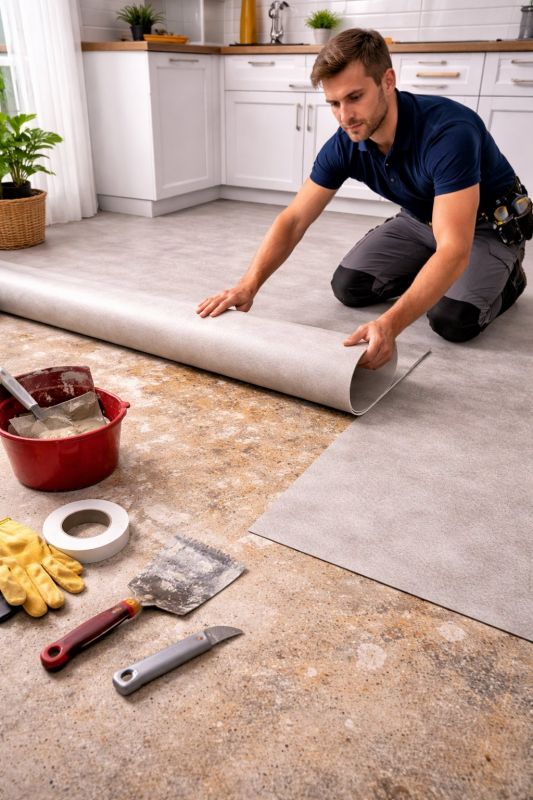 Linoleum Floor Installation in Pasadena, MD