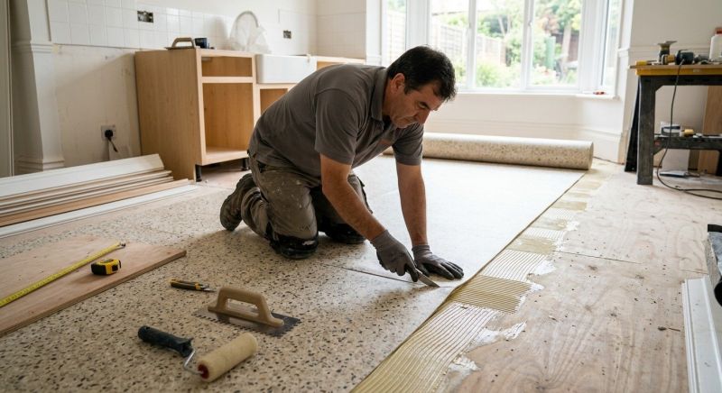 Linoleum Floor Installation in Severn, MD