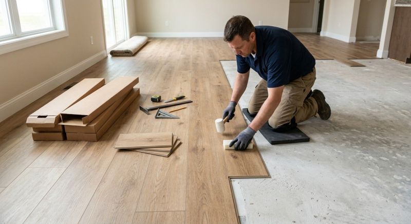 Luxury Vinyl Tile Installation in Pasadena, MD