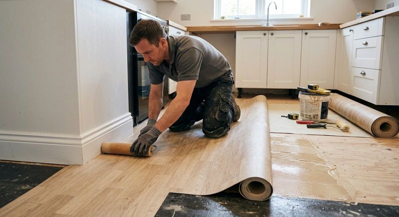 Sheet Linoleum Installation in Annapolis, MD