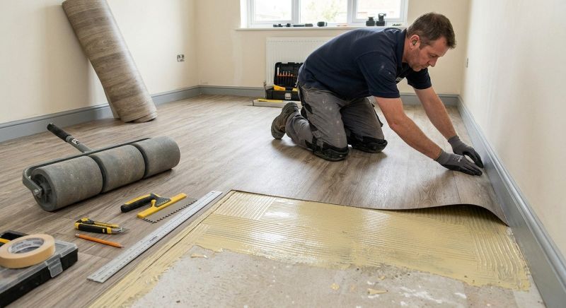Sheet Vinyl Installation in Pasadena, MD