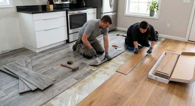 Vinyl Floor Replacement in Edgewater, MD
